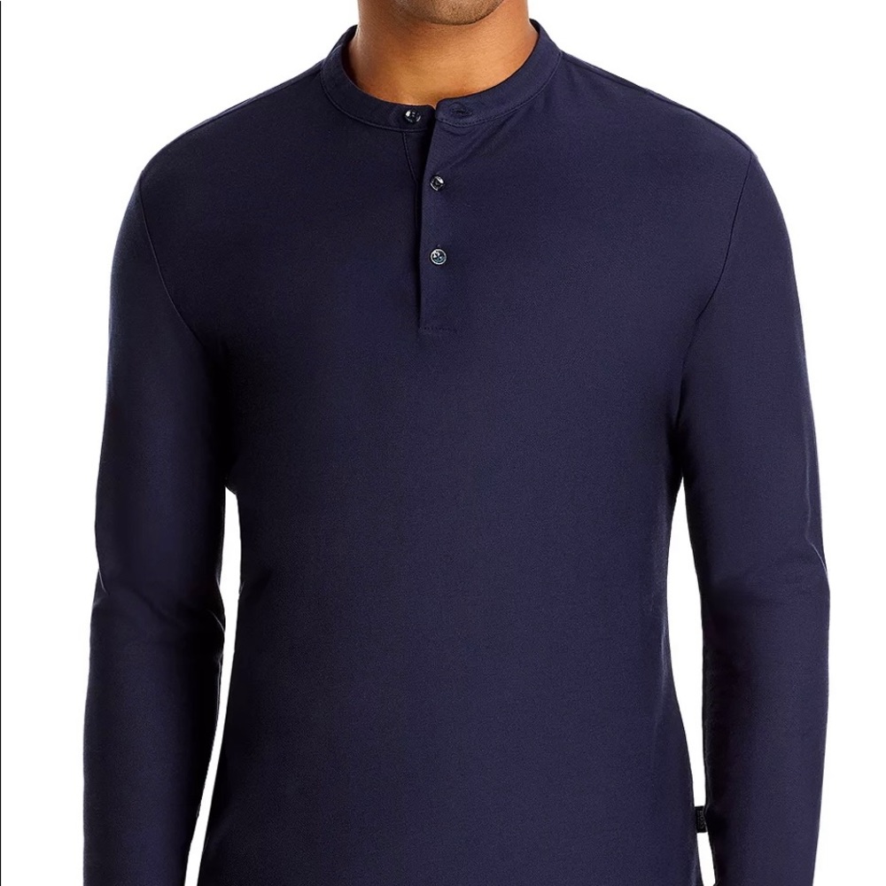 HUGO BOSS
Pal Slim Fit Henley - Navy S